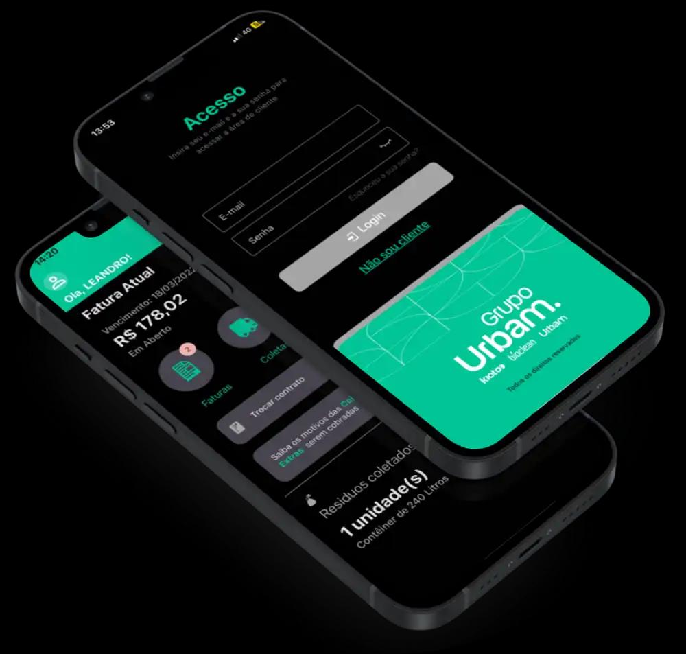 Celular app Urbam
