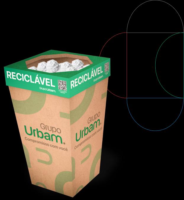 Lixeira de recicláveis